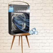 Cooler Fan with Mist Spray | USB Portable AC for Desk, Room, Office, Car | 3-Speed, 360° Airflow, Quiet, Lightweight| For Summer,Travel,Camping,Study