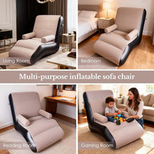Inflatable Deck Chair with Air Pump – Portable Lounger Sofa for Indoor & Outdoor Use