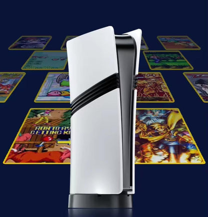 GS5 Pro Wireless Video Game Console – 4K Plug & Play Retro Game Stick with Dual Controllers & 64GB Storage