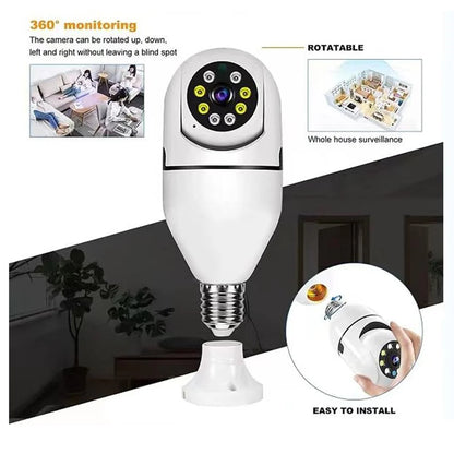 360° Panoramic Wireless WiFi IP CCTV Security Camera – HD Smart Home Surveillance