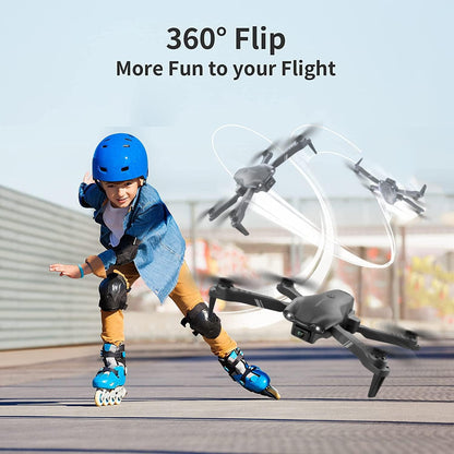 4DV13 Drone with 1080P HD Camera – FPV Quadcopter for Kids & Beginners, Altitude Hold, Gesture Control (Black)