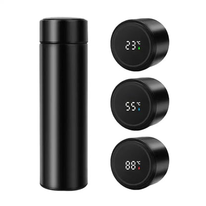 500ml LED Temperature Vacuum Flask – Ombre Stainless Steel Insulated Water Bottle (Hot & Cold)
